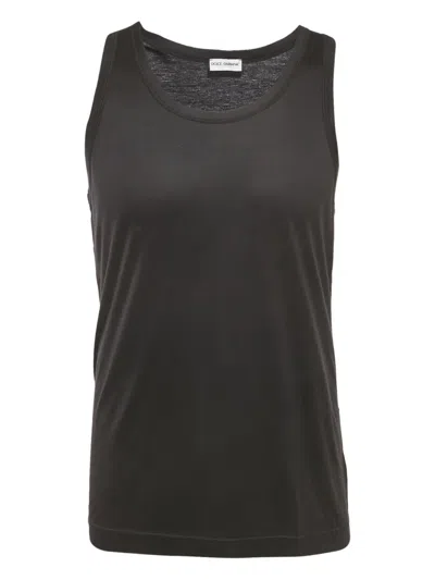 Pre-owned Dolce & Gabbana Round-neck Top In Black