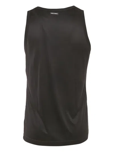 Pre-owned Dolce & Gabbana Round-neck Top In Black