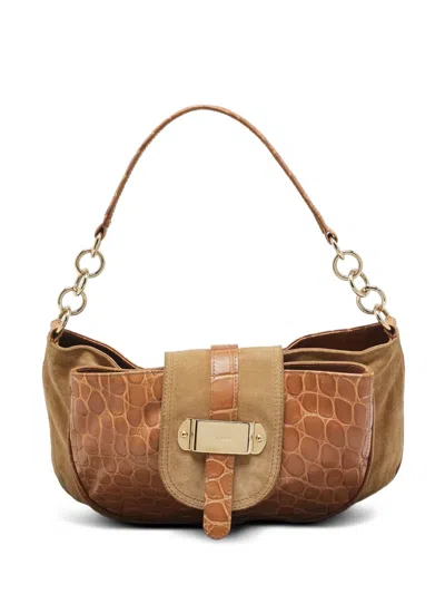Pre-owned Furla 1120343 Brown