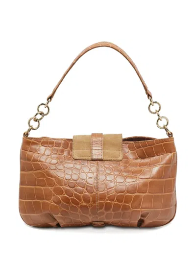 Pre-owned Furla 1120343 Brown