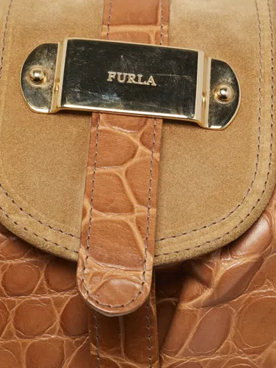 Pre-owned Furla 1120343 Brown