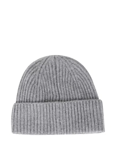 Mc2 Saint Barth Knitted Cap In Gray