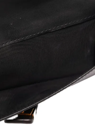 Pre-owned Furla Bi-fold Leather Wallet In Black
