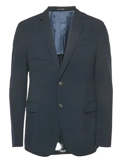 Pre-owned Emporio Armani Single-breasted Blazer In Blue