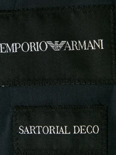 Pre-owned Emporio Armani Single-breasted Blazer In Blue