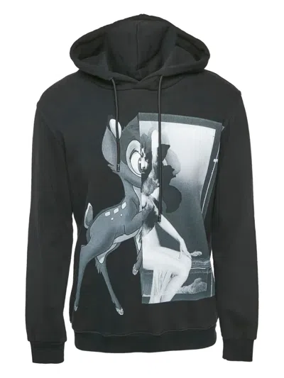 Pre-owned Givenchy X Disney Graphic-print Hoodie In Black