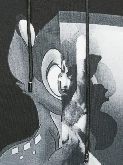 Pre-owned Givenchy X Disney Graphic-print Hoodie In Black