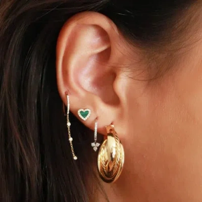 The Lovery Fine Jewelry Diamond Station Chain Dangle Earrings In Gold