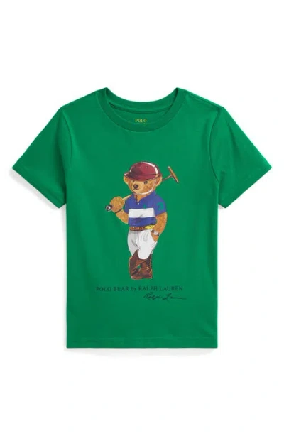Polo Ralph Lauren Ralph Lauren Polo Bear Cotton Jersey Tee In Green