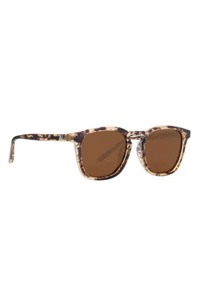 Blenders Eyewear Sydney 49mm Polarized Rectangular Sunglasses In Brown