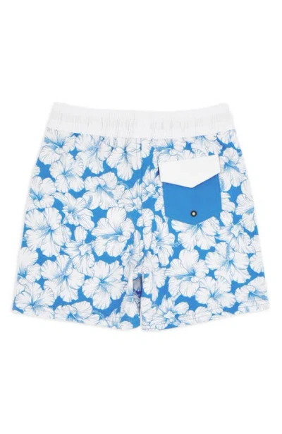 Feather 4 Arrow Kids' Marina Blue Board Shorts In Blue