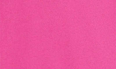 Polo Ralph Lauren Mixed Media Long Sleeve Dress In Pink