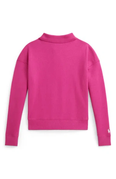 Polo Ralph Lauren Ralph Lauren Polo Team Terry Polo Sweatshirt In Pink
