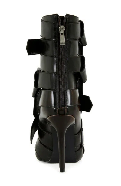 Azalea Wang Alcetas Buckle Bootie In Animal Print