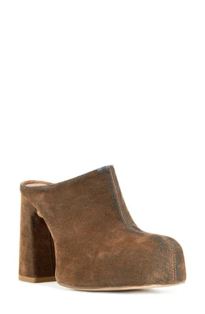 Azalea Wang Florea Block Heel Clog In Multi