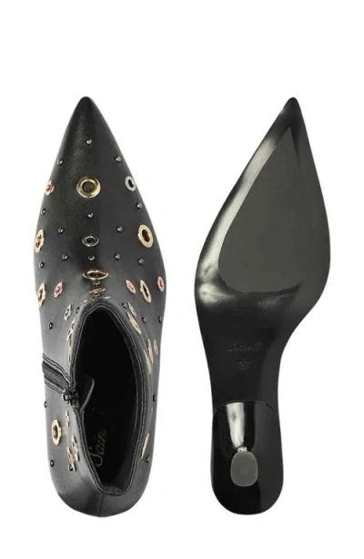 Saint G Uru Pointed Toe Bootie In Animal Print