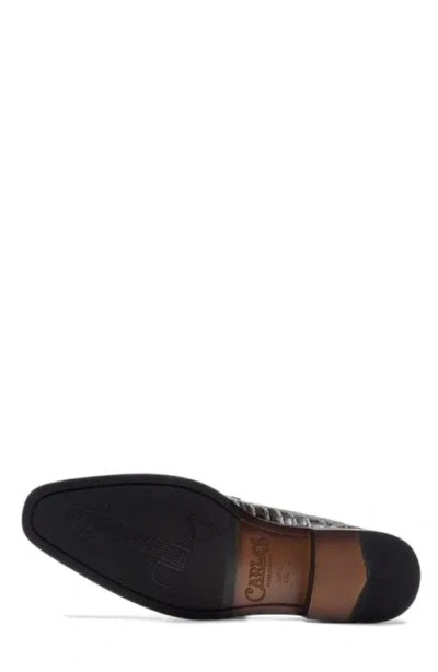 Carlos Santana Nocturne Penny Loafer In Animal Print