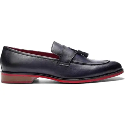 Carlos Santana Encore Tassel Loafer In Blue