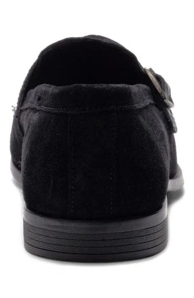 Carlos Santana Virtuoso Double Monk Loafer In Black