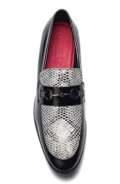 Carlos Santana Maestro Bit Loafer In Black