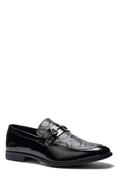 Carlos Santana Maestro Bit Loafer In Black