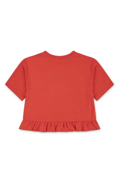 Levi's Kids' Peplum Graphic T-shirt In Red