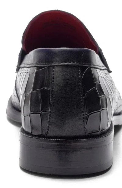 Carlos Santana Havana Bit Loafer In Animal Print