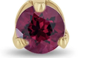 Zoë Chicco 14k Gold Stone Stud Earrings In Blue