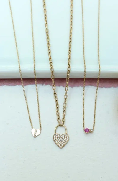 Zoë Chicco 14k Gold Mixed Stone Pendant Necklace In Gold