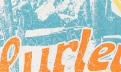 Hurley Scenic View Oversize Cotton Graphic Boyfriend T-shirt In White