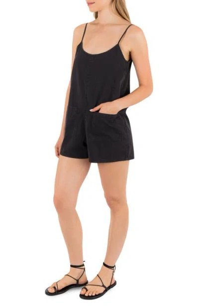 Hurley Wavy Days Romper In Black