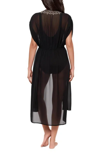 Miraclesuit ® Beaded Embrodiered Georgette Cover-up In Multi