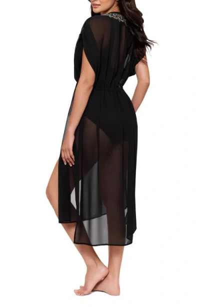 Miraclesuit ® Beaded Embrodiered Georgette Cover-up In Multi