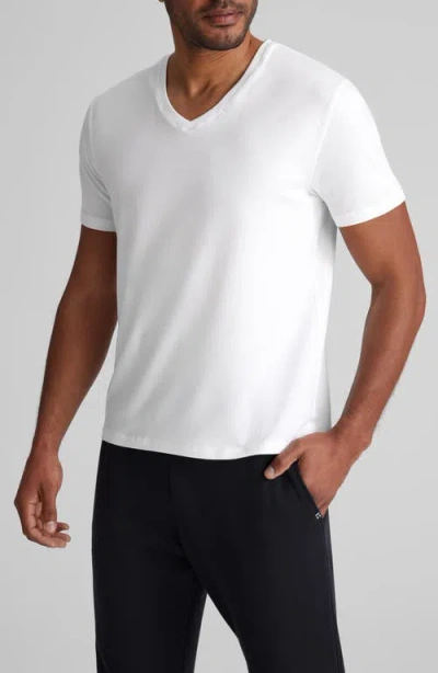 Tommy John 3-pack Second Skin Modal V-neck T-shirts In Brown