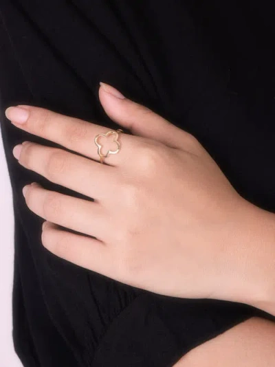 Devata Clover Ring In Multi