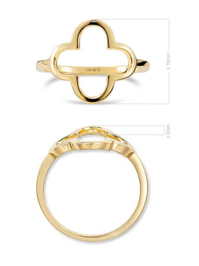 Devata Clover Ring In Multi