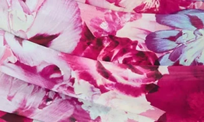 Steve Madden Berkely Floral Off The Shoulder Minidress In Pink