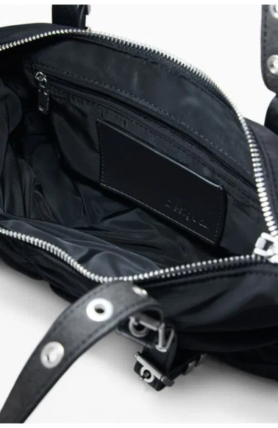 Desigual Ruched Shoulder Bag In Black