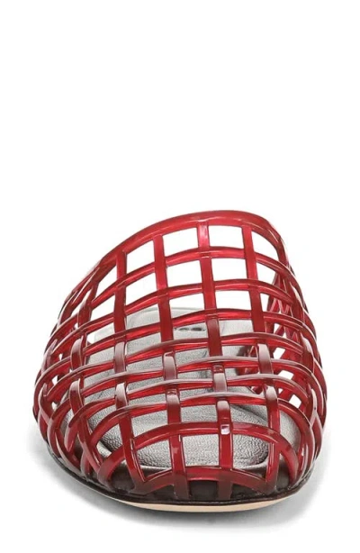 Vince Barcelona Jelly Cage Mule In Red