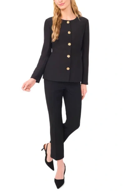 Ted Baker Georgia Shaped Button-up Shirt In Black