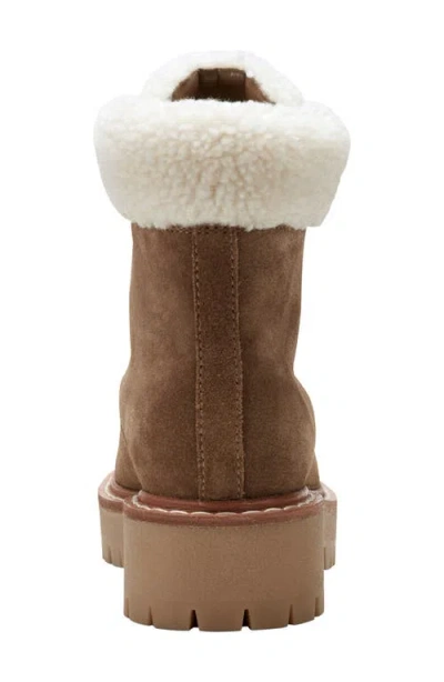Marc Fisher Ltd Nallie Faux Shearling Boot In Brown