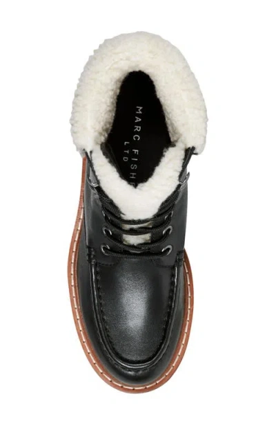 Marc Fisher Ltd Nallie Faux Shearling Boot In Multi