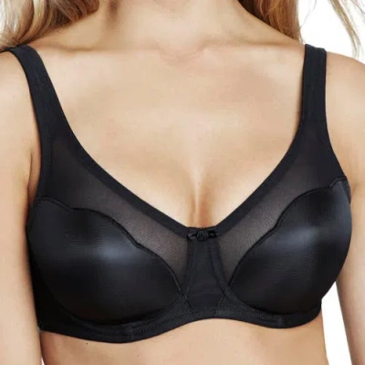 Dominique Intimates Elise Everyday Seamless Minimizer Bra In Black