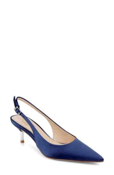 Jewel Badgley Mischka Ilana Slingback Pump In Blue