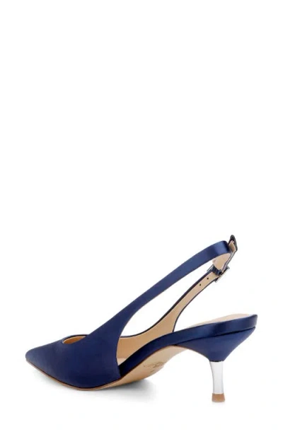 Jewel Badgley Mischka Ilana Slingback Pump In Blue