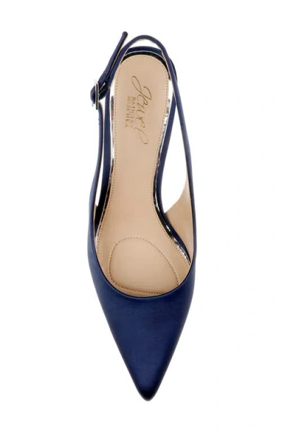 Jewel Badgley Mischka Ilana Slingback Pump In Blue