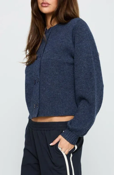 Princess Polly Kammi Double Button Crop Cardigan In Multi