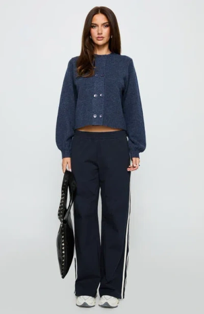 Princess Polly Kammi Double Button Crop Cardigan In Multi