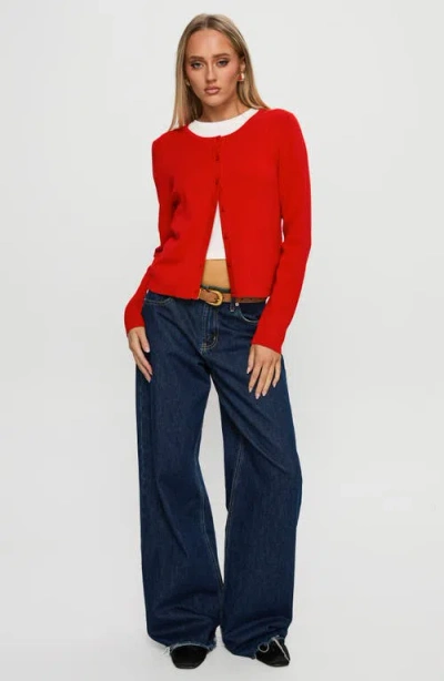 Princess Polly Old Burlington Relaxed Cardigan In Multi