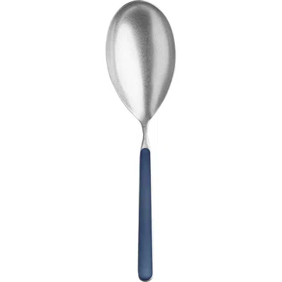 Mepra Fantasia Pewter Risotto Spoon In Blue